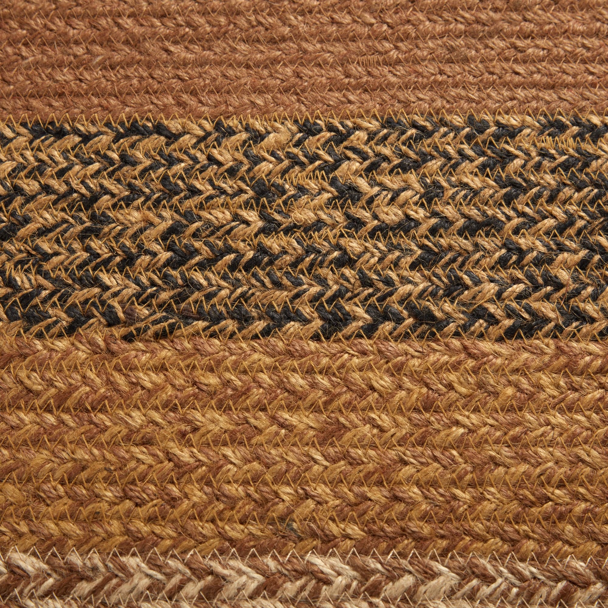Kettle Grove Oval Braided Rug w/ Pad