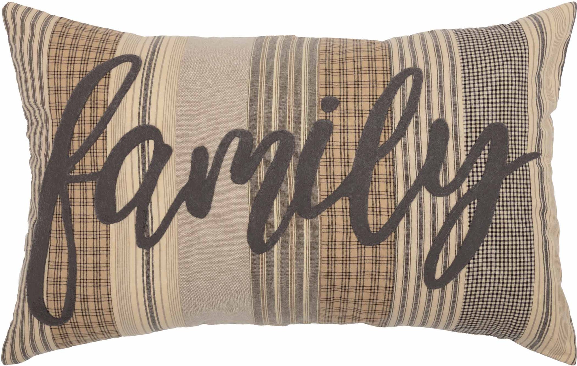 Sawyer Mill Charcoal Family Pillow