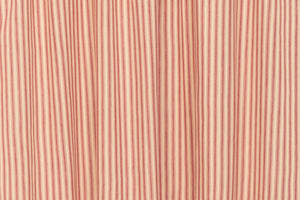 Sawyer Mill Red Ticking Stripe Quilted Coverlet