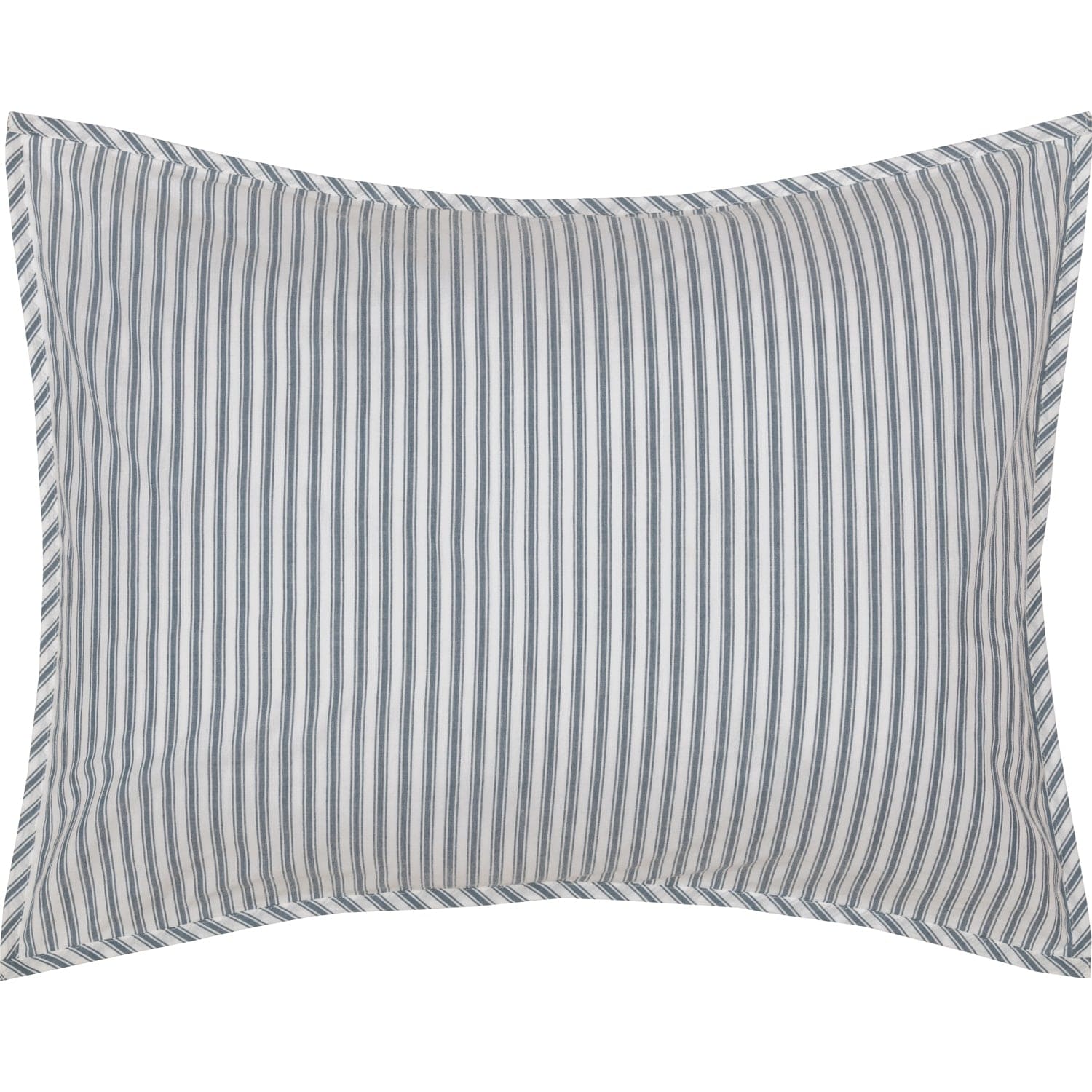 Sawyer Mill Blue Ticking Stripe Standard Sham