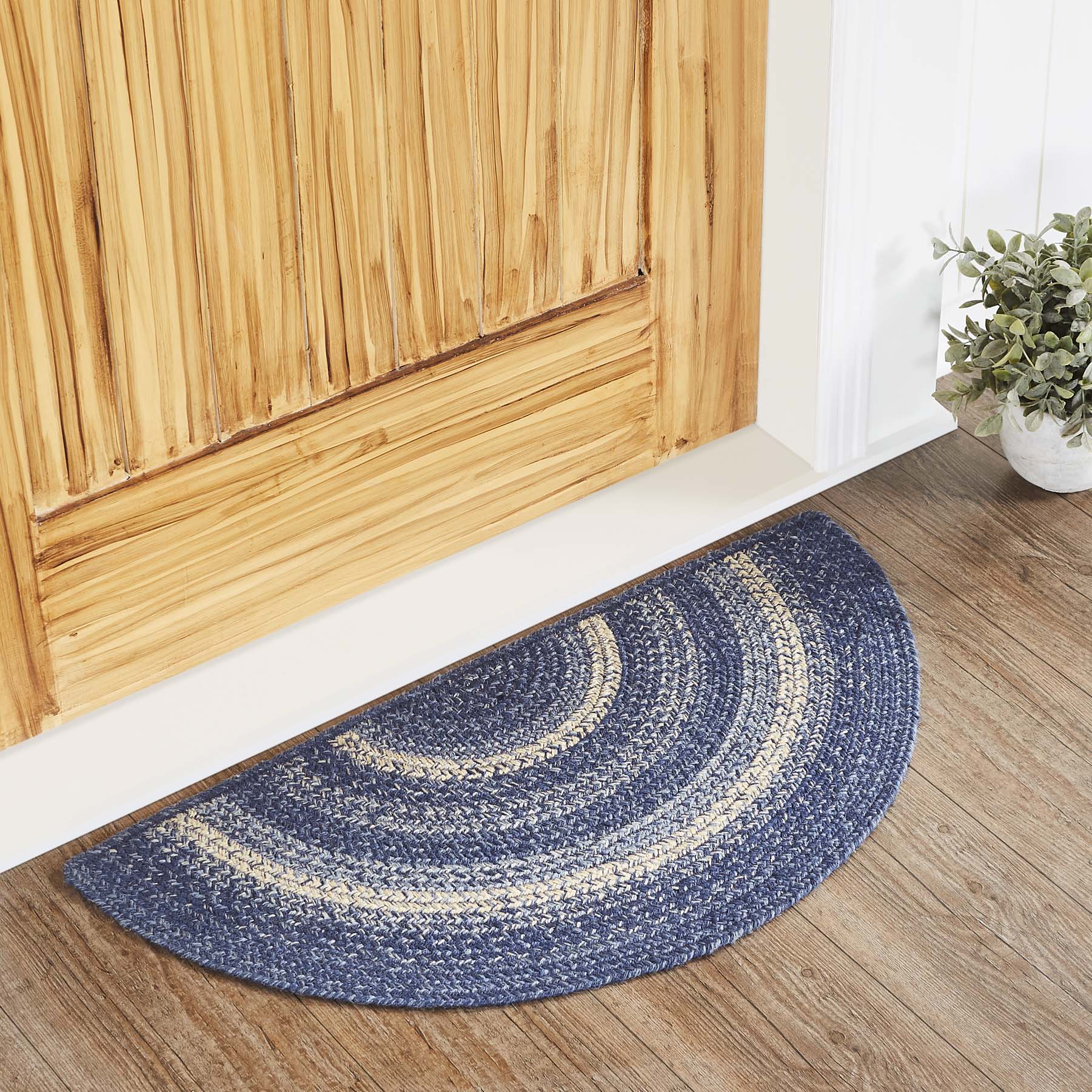 Great Falls Half Circle Jute Rug w/ Pad