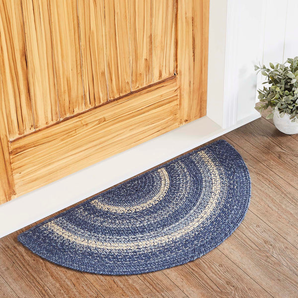 Great Falls Half Circle Jute Rug - Retro Barn Country Linens