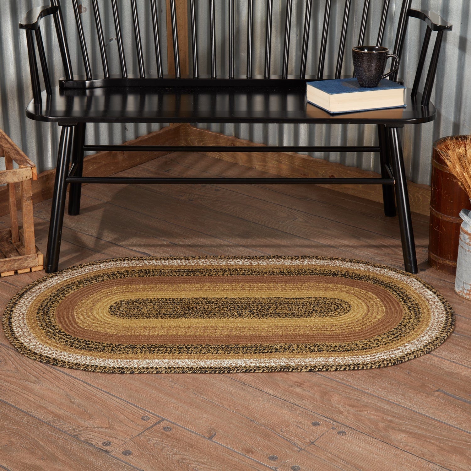 Kettle Grove Oval Braided Rug