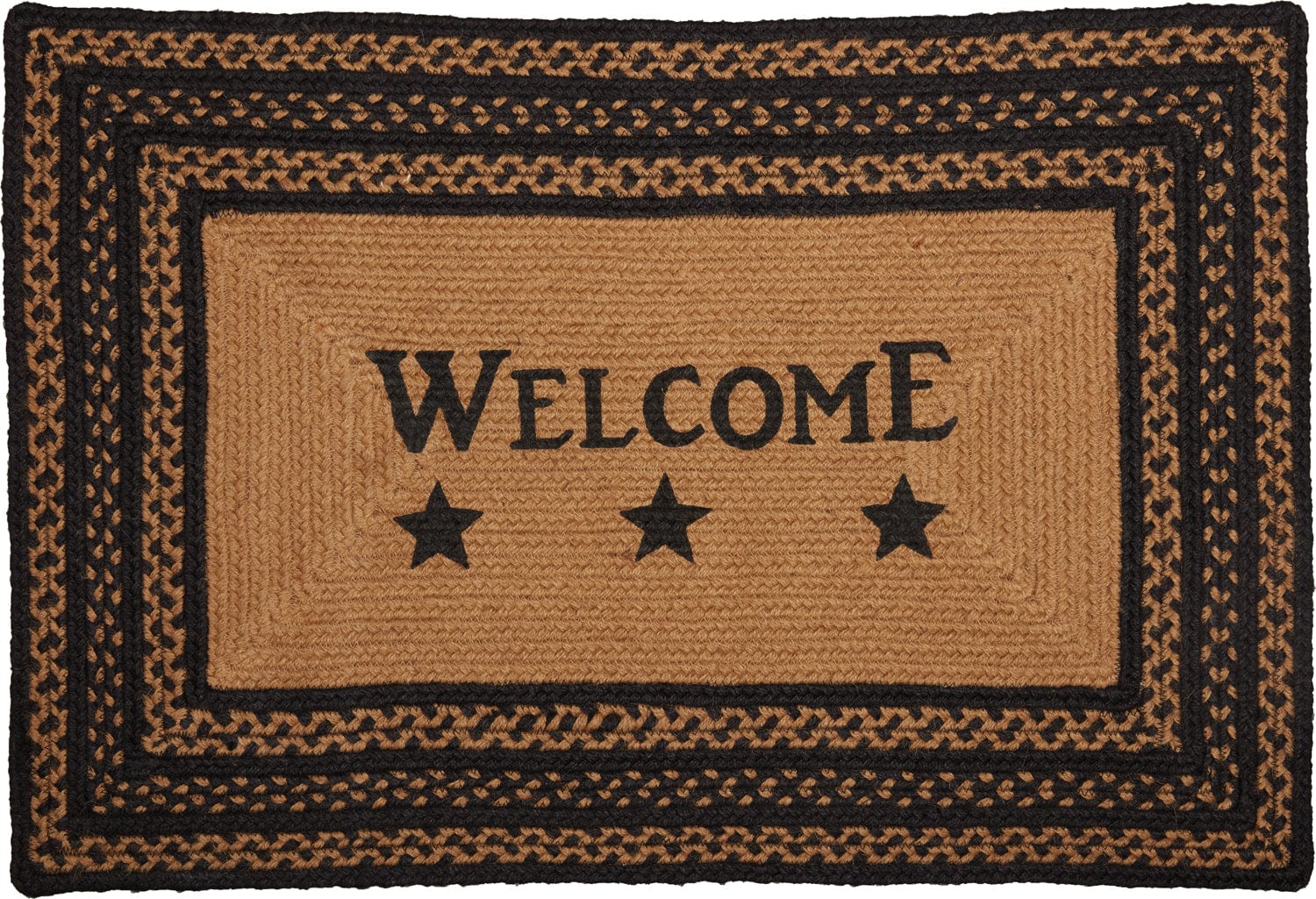 Farmhouse Rectangle Welcome Rug w/ Pad