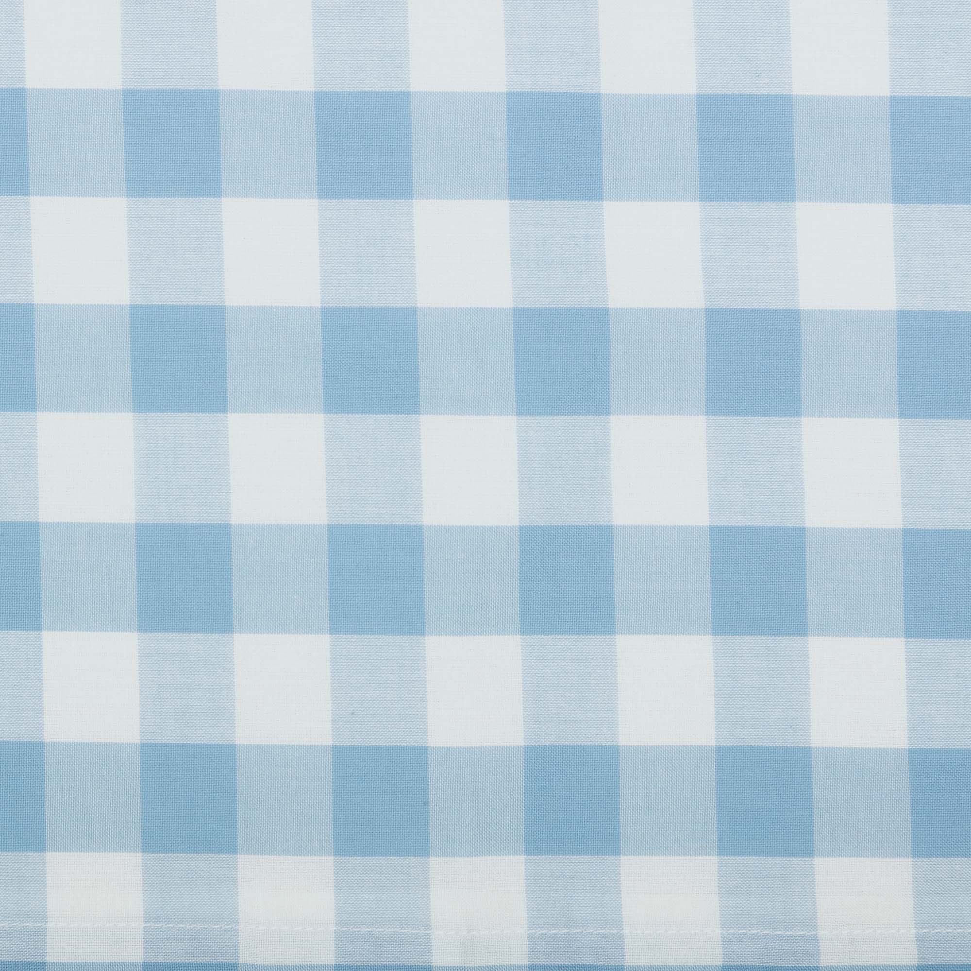 Annie Buffalo Check Valance - Blue