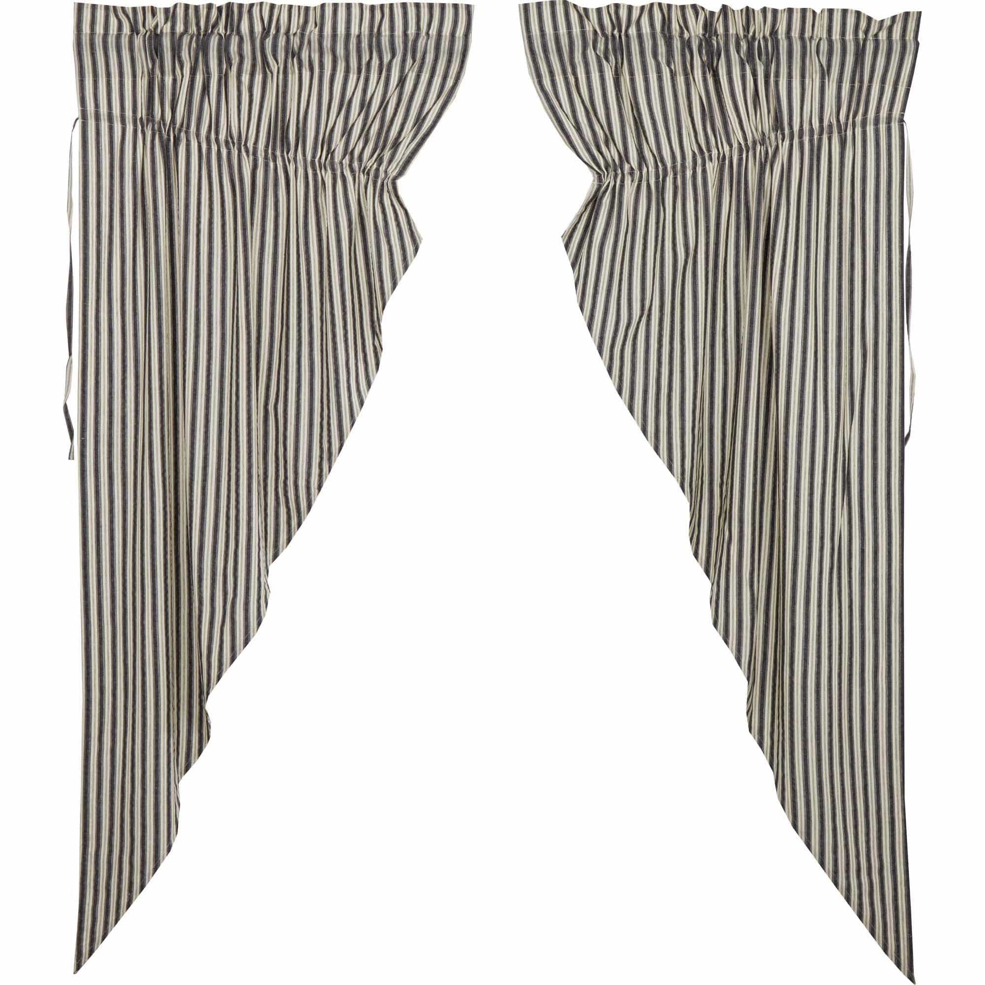 Ashmont Ticking Stripe Prairie Curtain