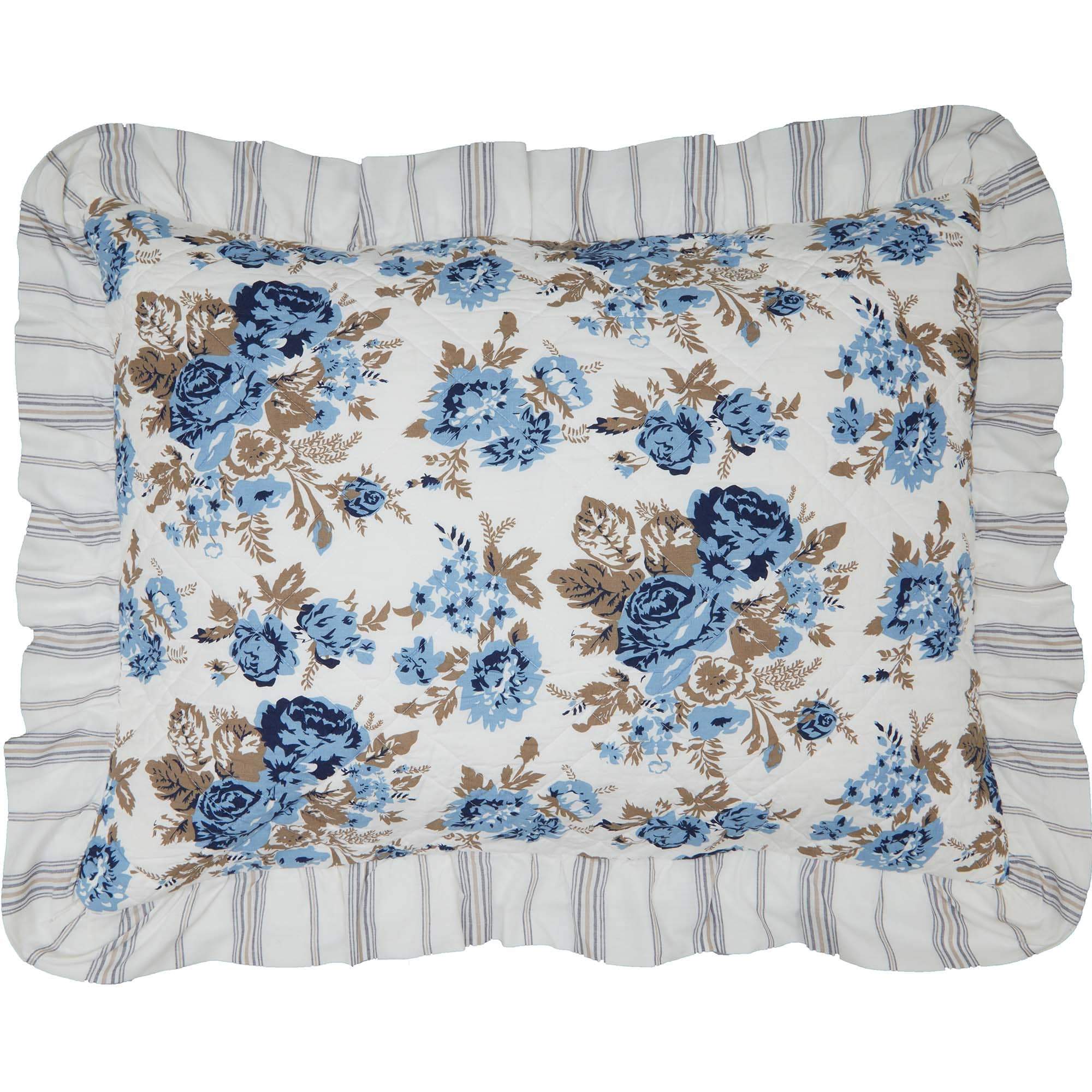 Annie Blue Floral Pillow Sham