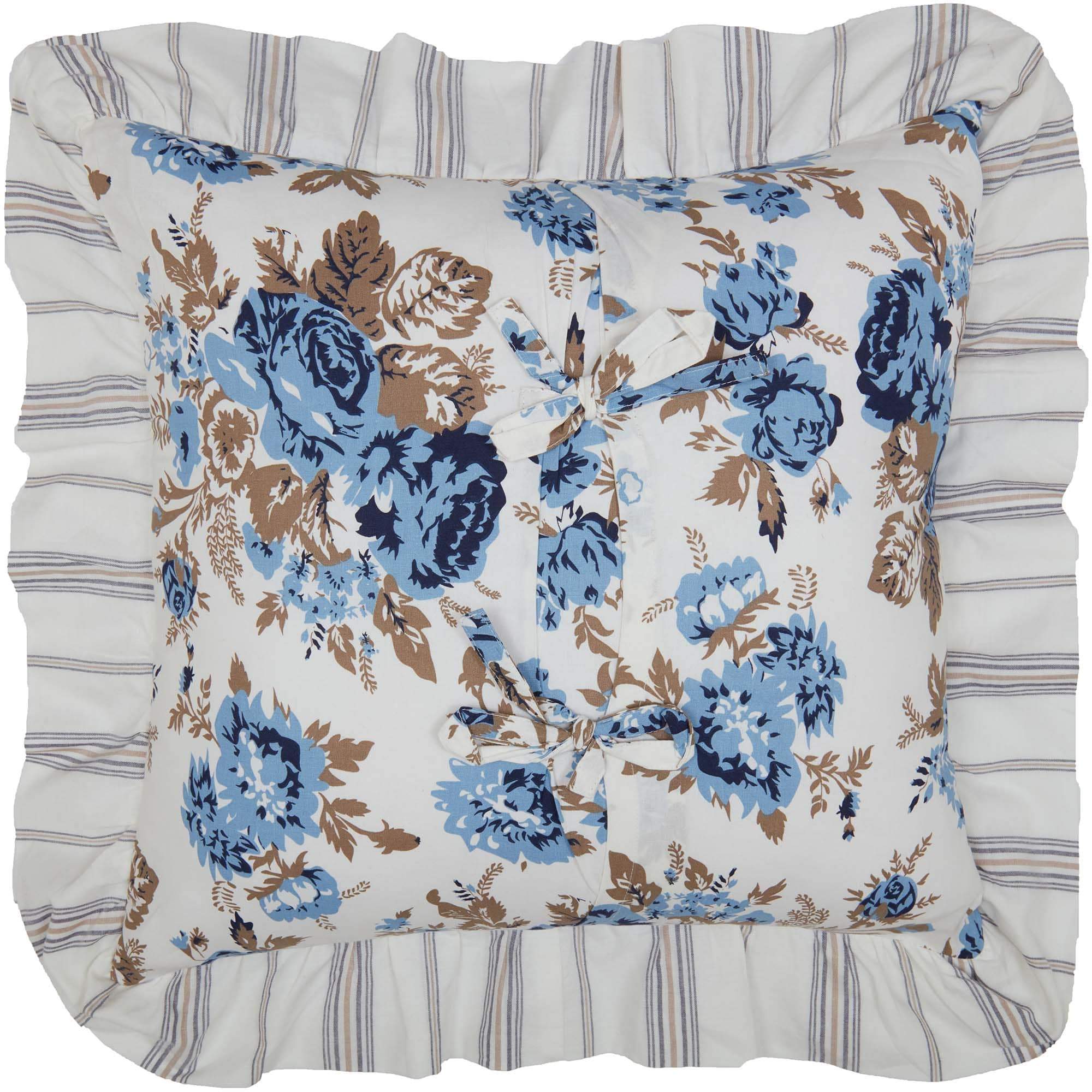 Annie Blue Floral Pillow