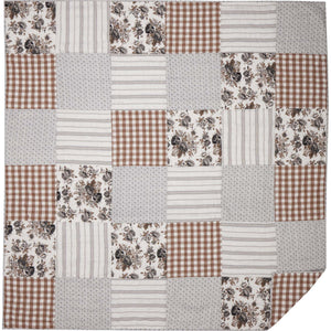 Annie Portabella Floral Patchwork Quilt