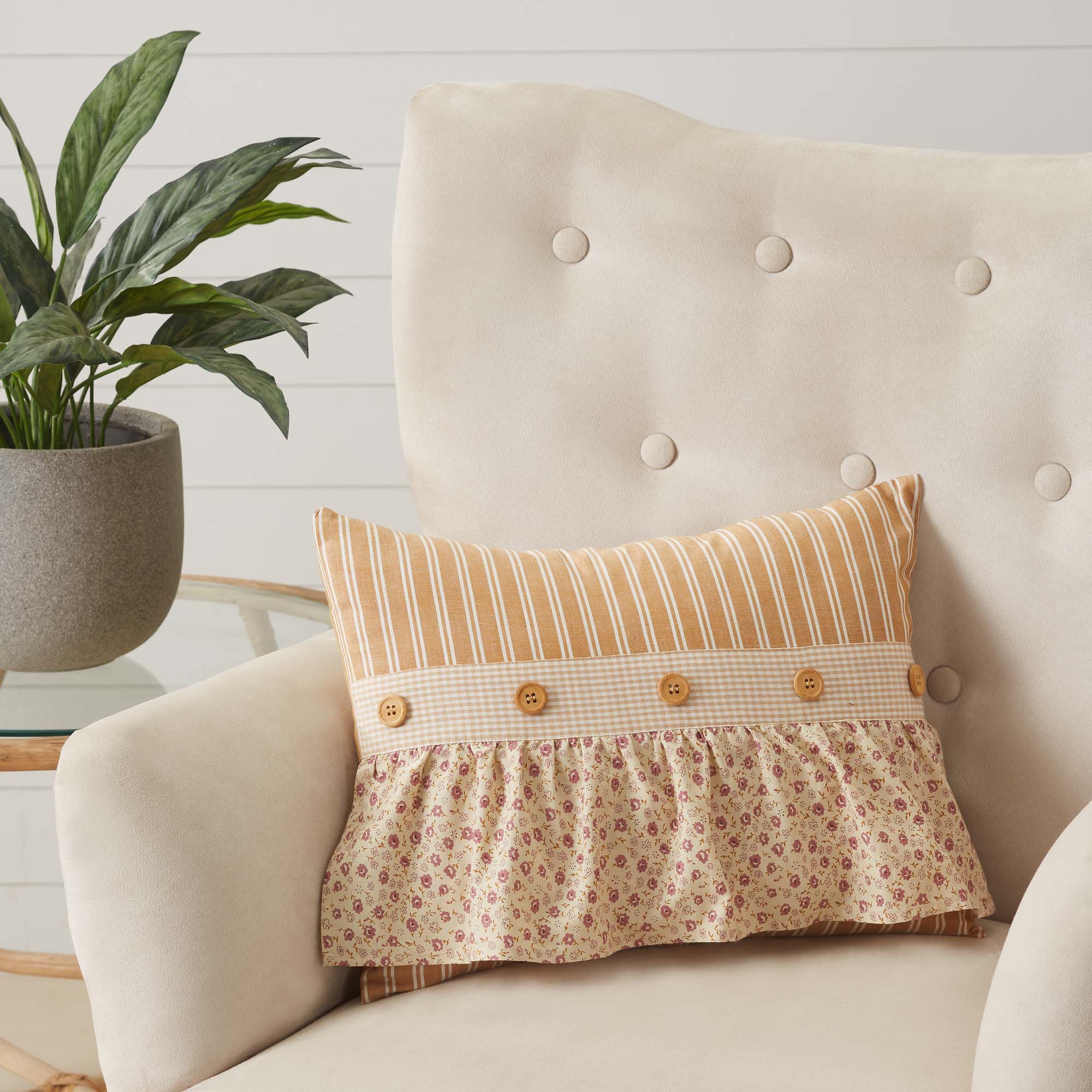 VHC Brands Camilia Pillow - Thumbnail 4