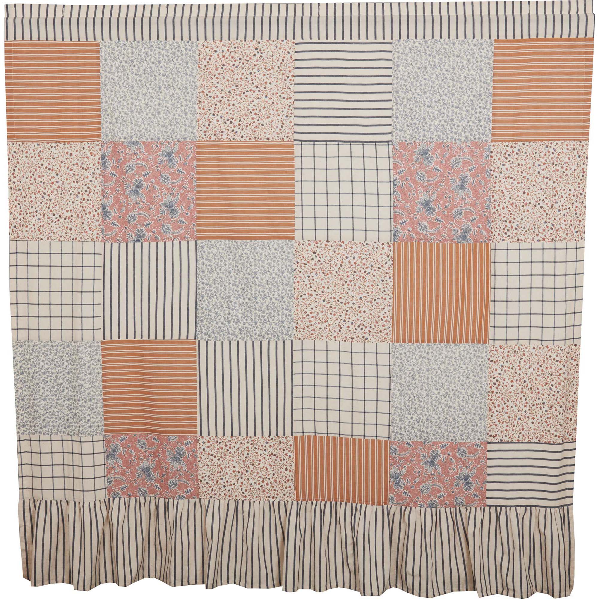 Kaila Patchwork Shower Curtain