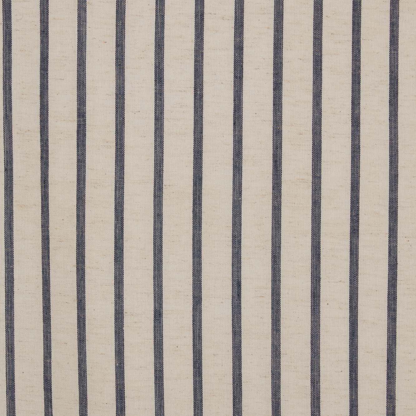 Kaila Blue Ticking Stripe Shower Curtain