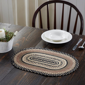Sawyer Mill Charcoal Jute Placemat Set of 2