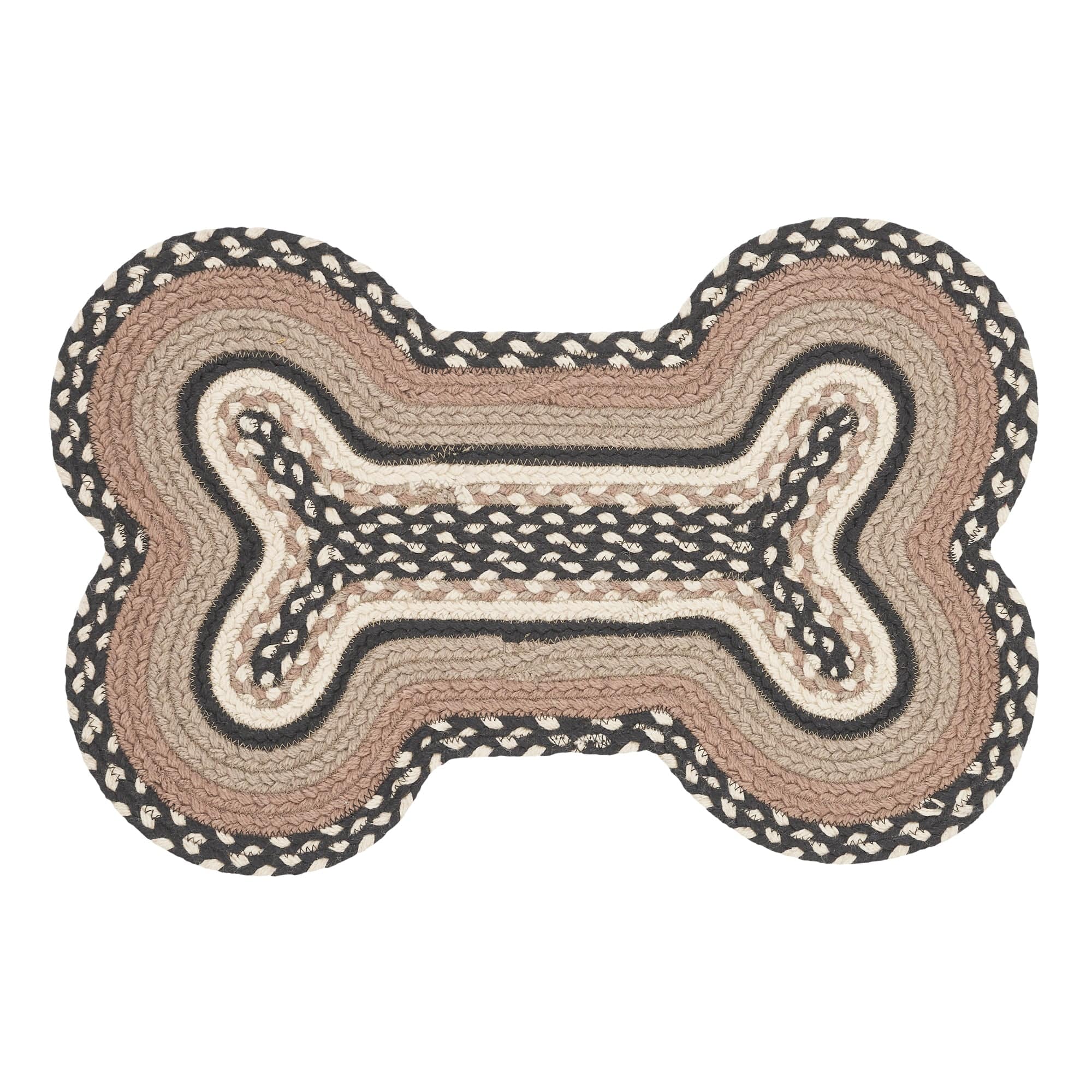 Sawyer Mill Charcoal Dog Bone Placemat Rug