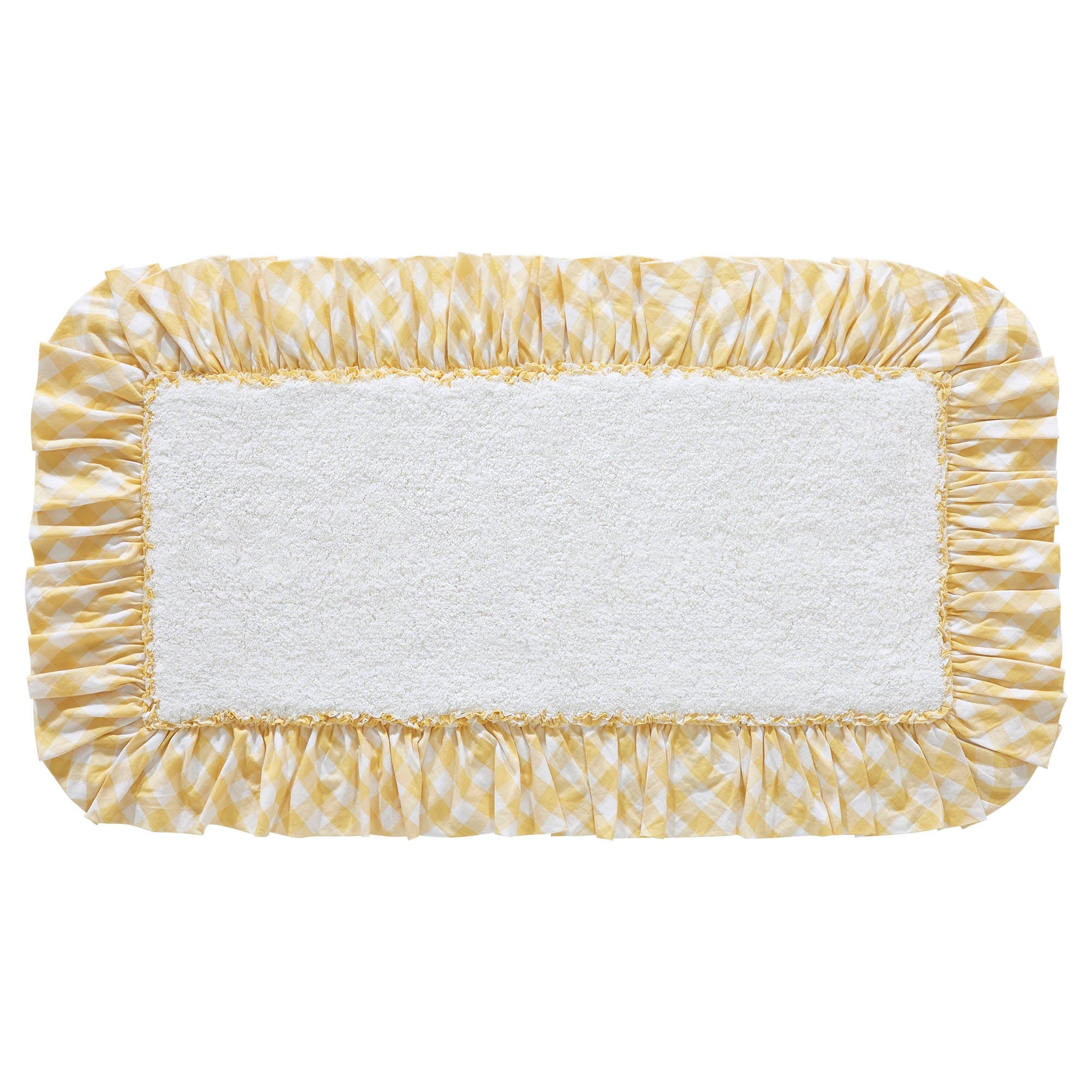 Annie Yellow Buffalo Check Bath Mat