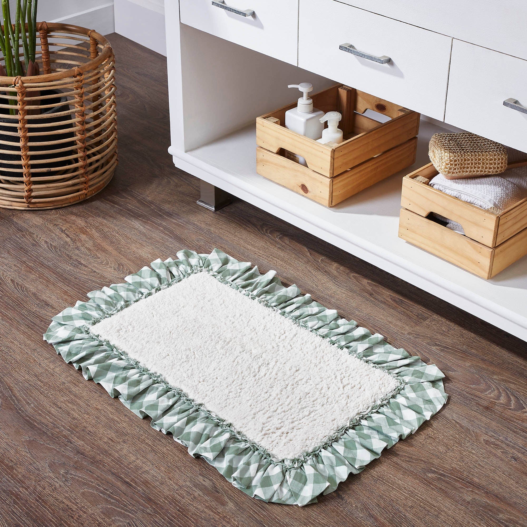 Annie Green Buffalo Check Bath Mat