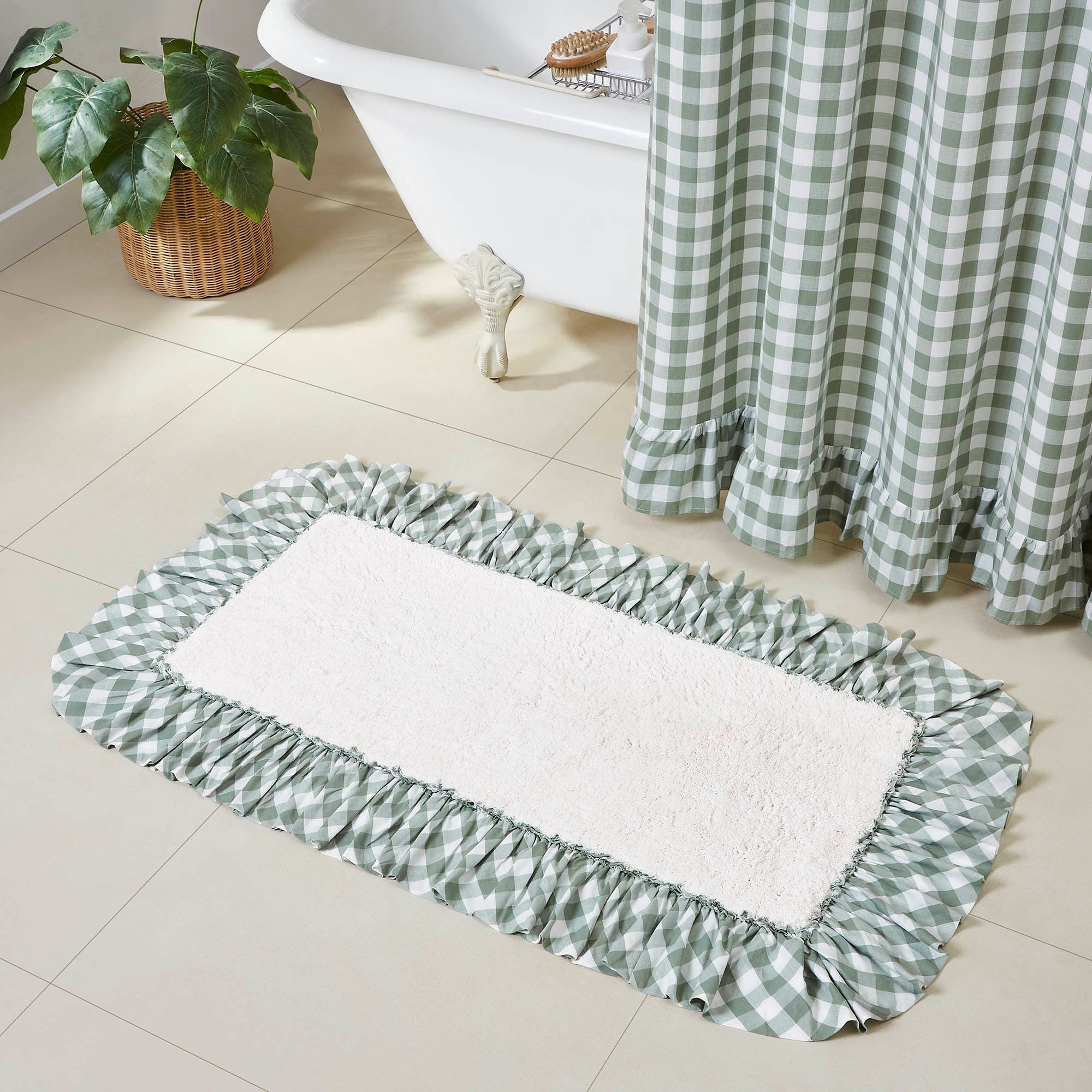 Annie Green Buffalo Check Bath Mat