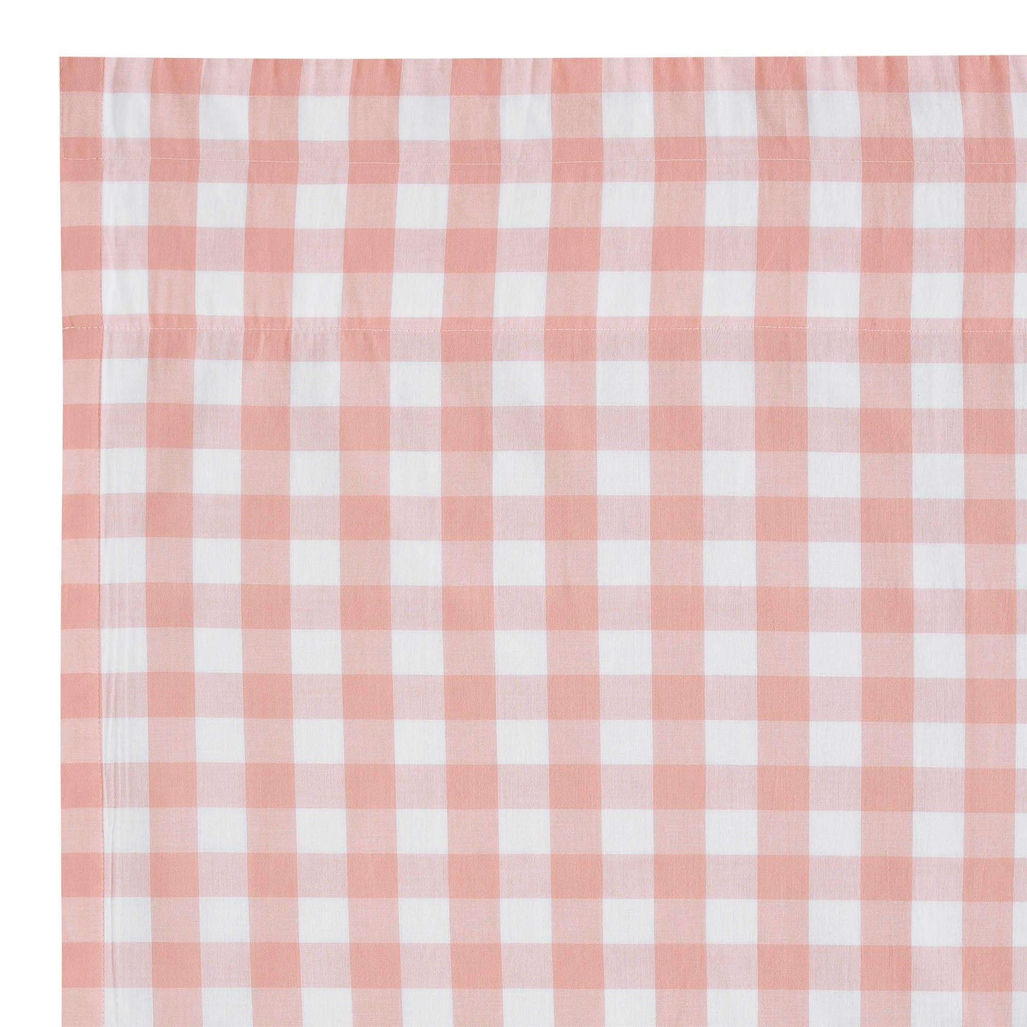 Annie Coral Buffalo Check Door Panel