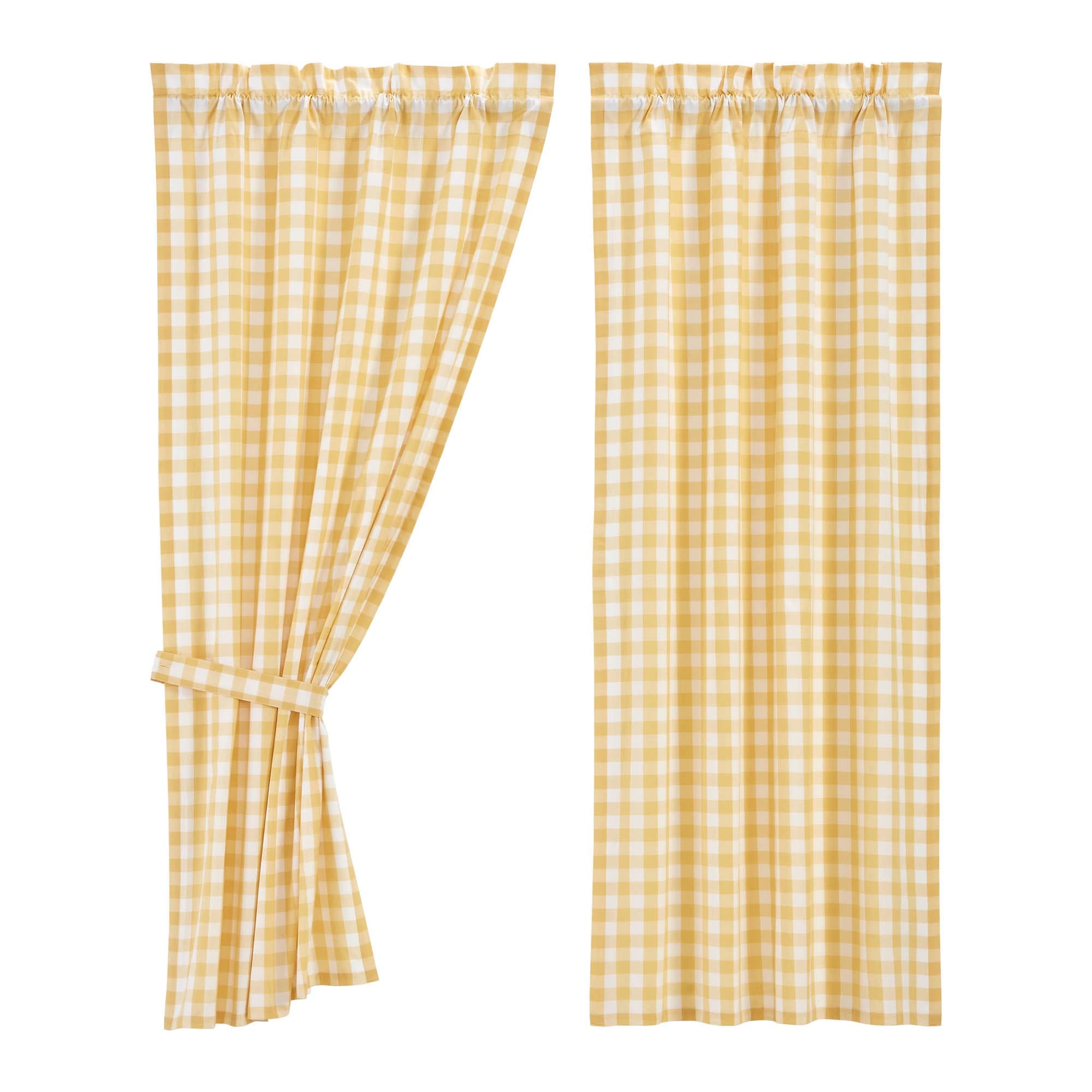 Annie Yellow Buffalo Check 63" Panel Set