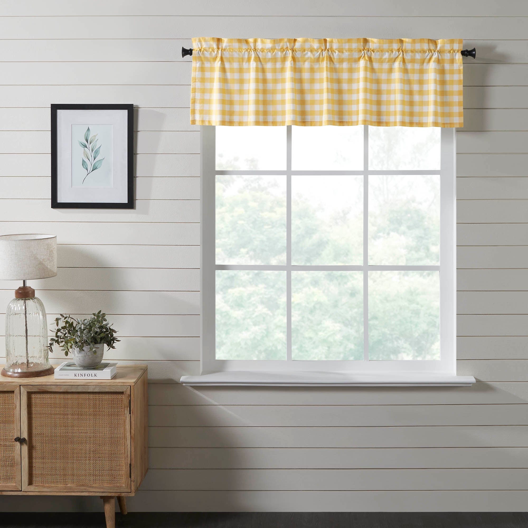 Annie Yellow Buffalo Check Valance