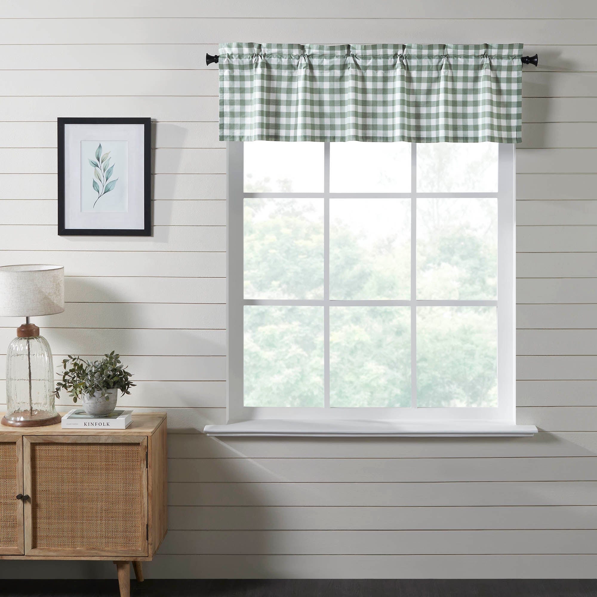 Annie Green Buffalo Check Valance