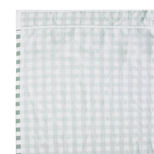 Annie Green Buffalo Check Ruffled Shower Curtain