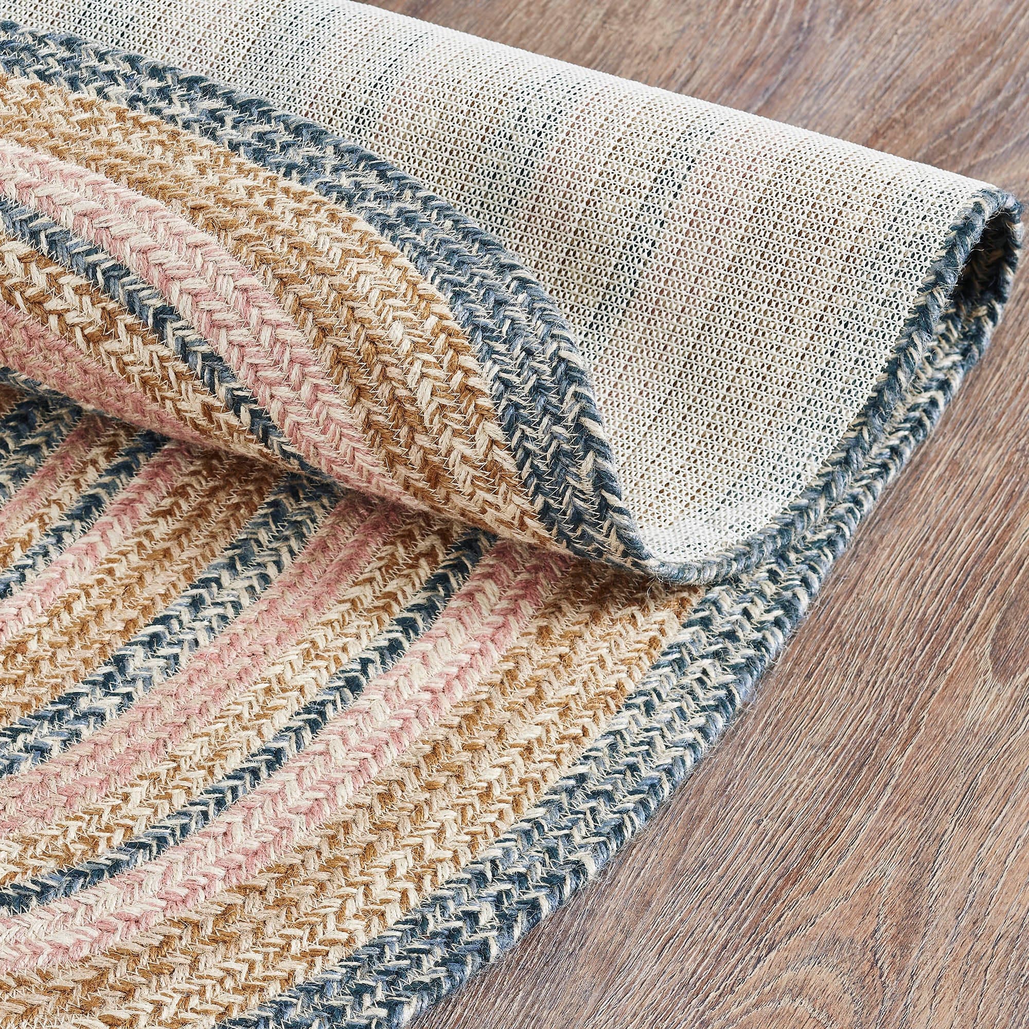 Braided Jute Rug – Natural, Pear-shaped rug
