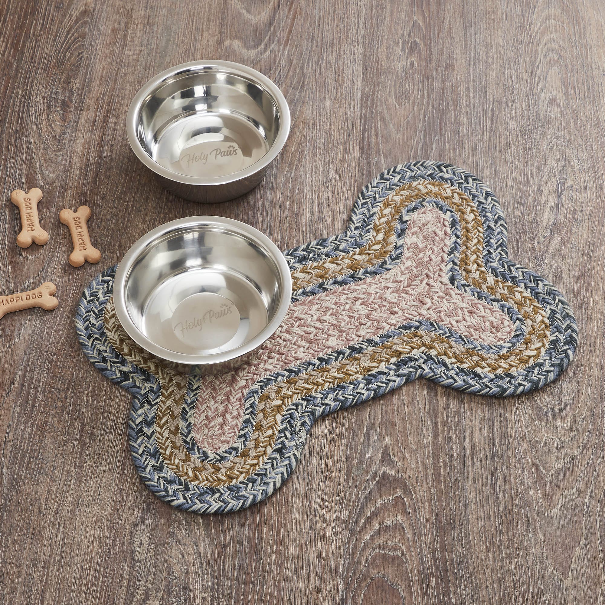 Dog Bone Rope Rug Kaila Dog Bone Placemat Rug - Retro Barn Country Linens