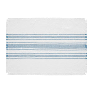 Blue Stripe Indoor/ Outdoor Placemat Set of 6