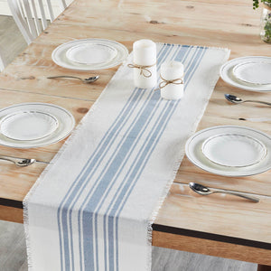 Blue Stripe Indoor/ Outdoor Table Runner
