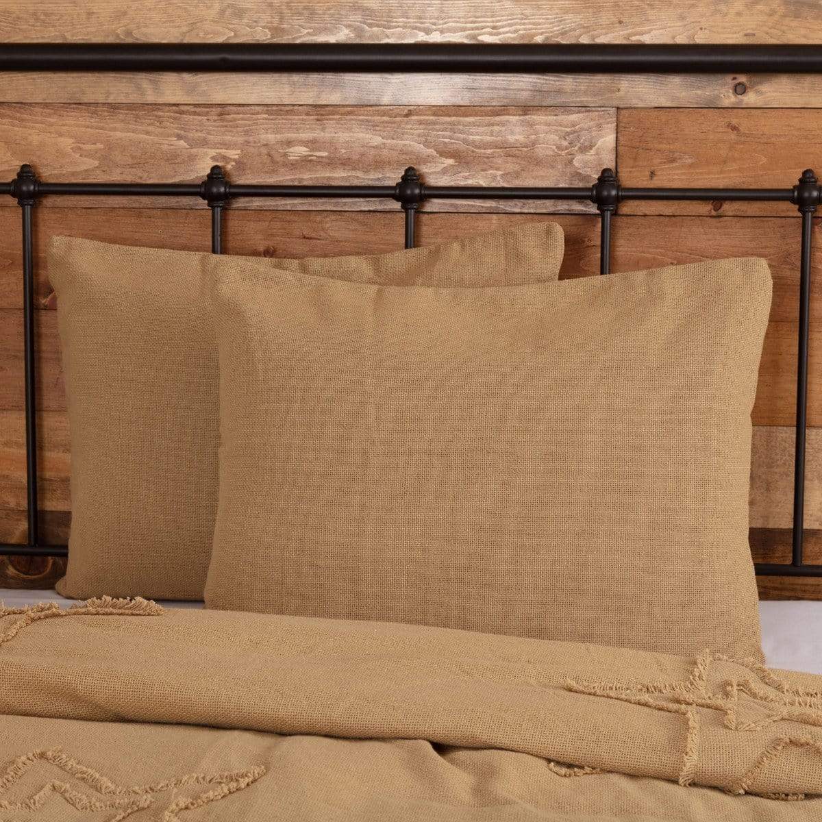 Burlap Natural Standard Sham