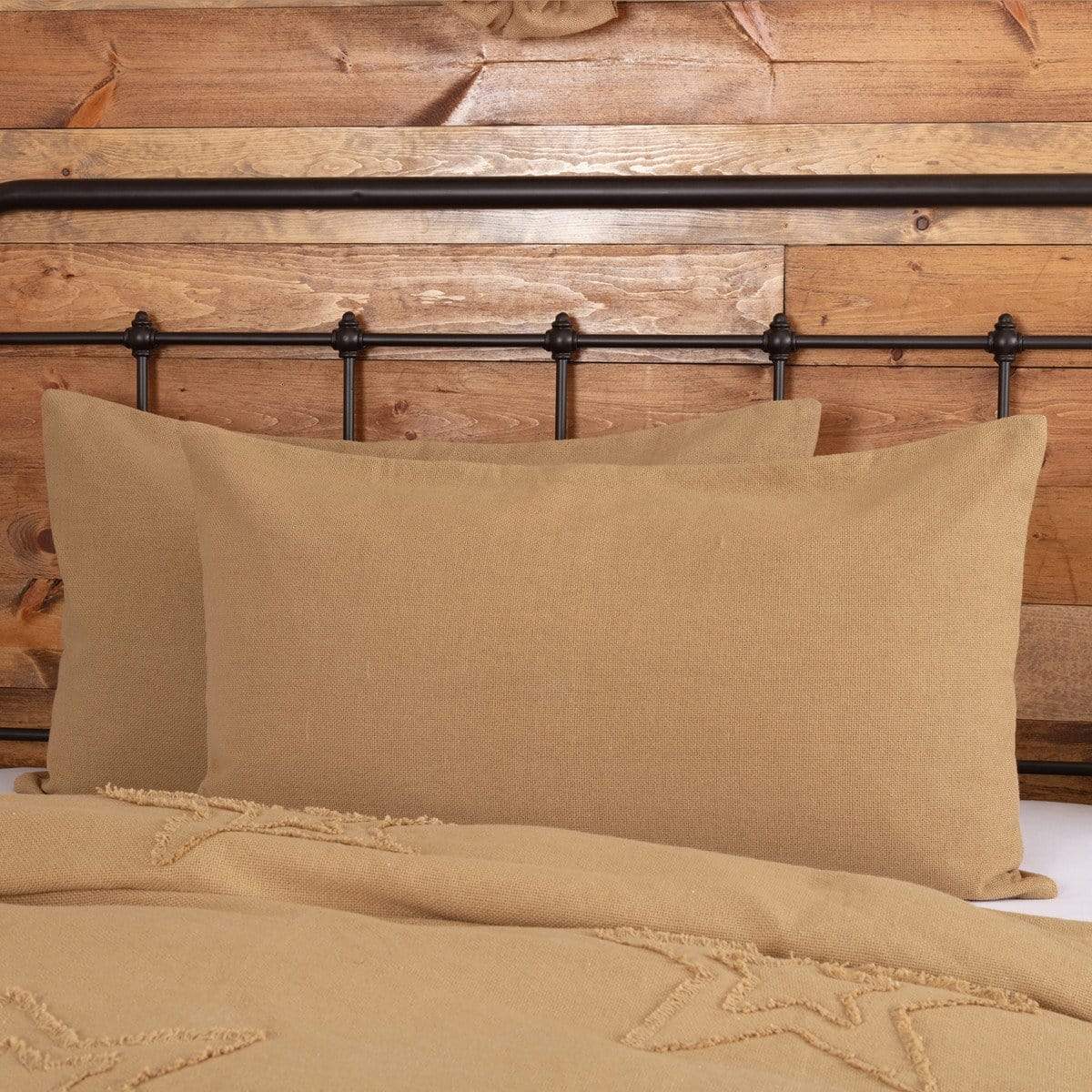 Burlap Natural King Sham