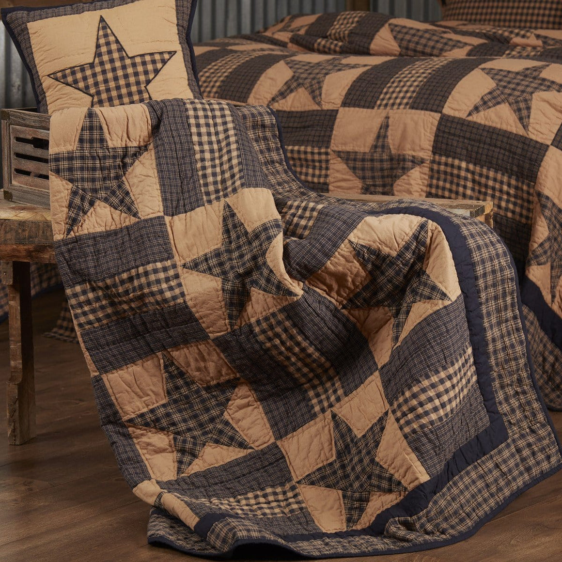Teton Star Quilted Throw / Wallhanging