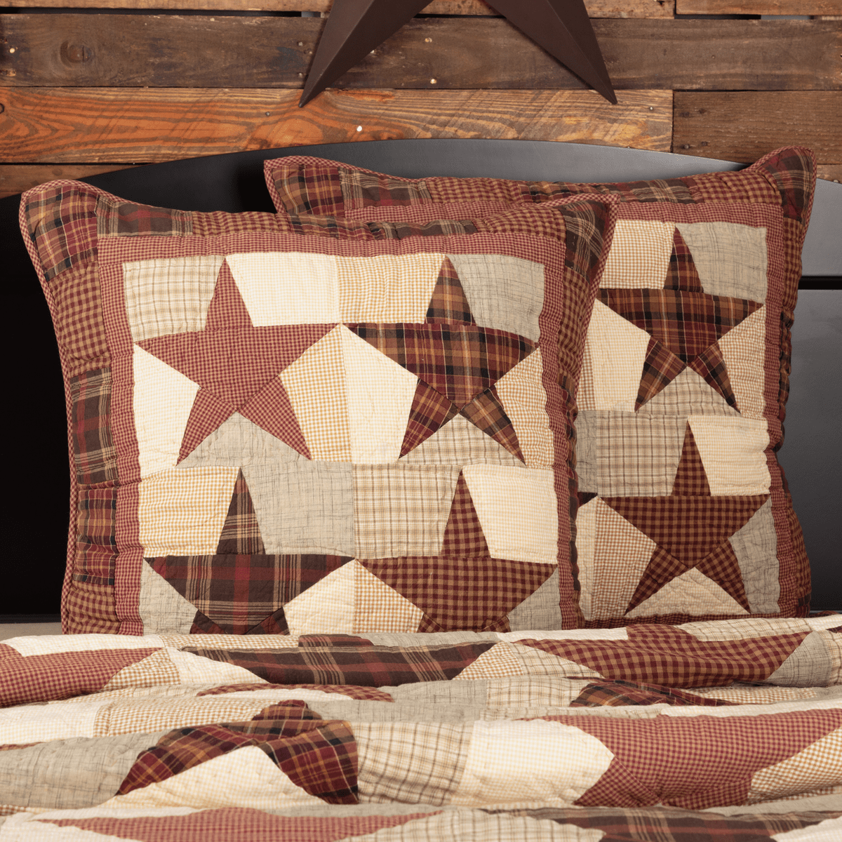 Abilene Star Quilted Euro Sham