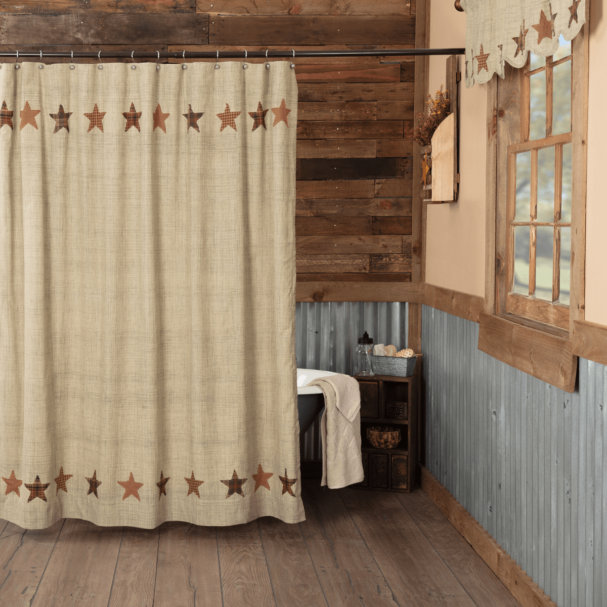 Abilene Star Shower Curtain