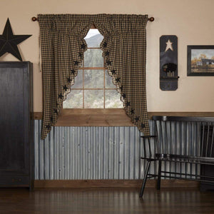 Black Star Prairie Curtain