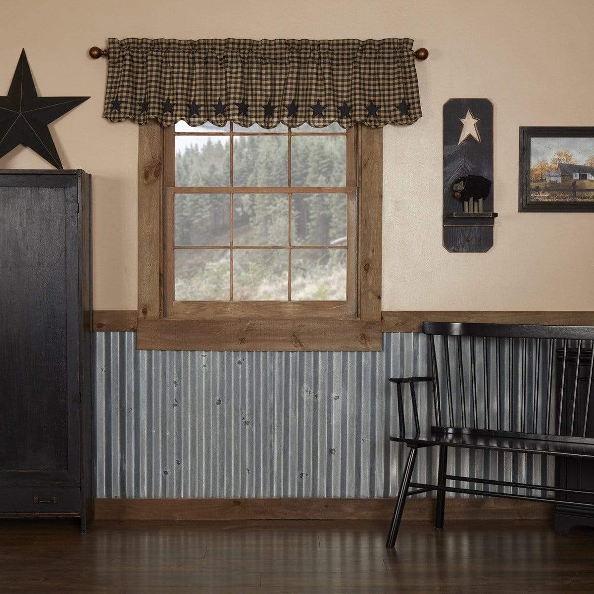 Black Star Valance