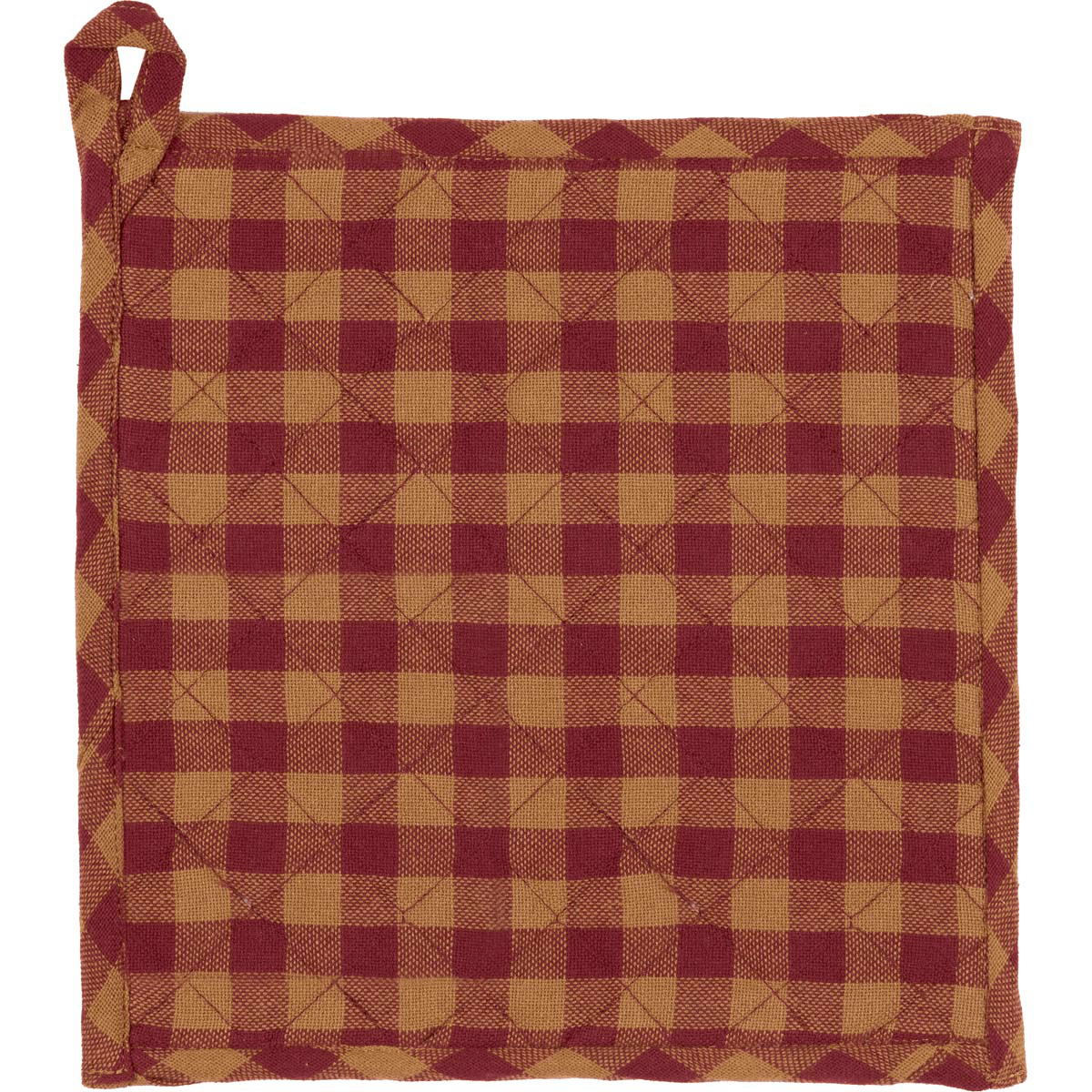 Burgundy Star Pot Holder