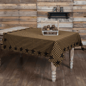 Black Star Square Tablecloth