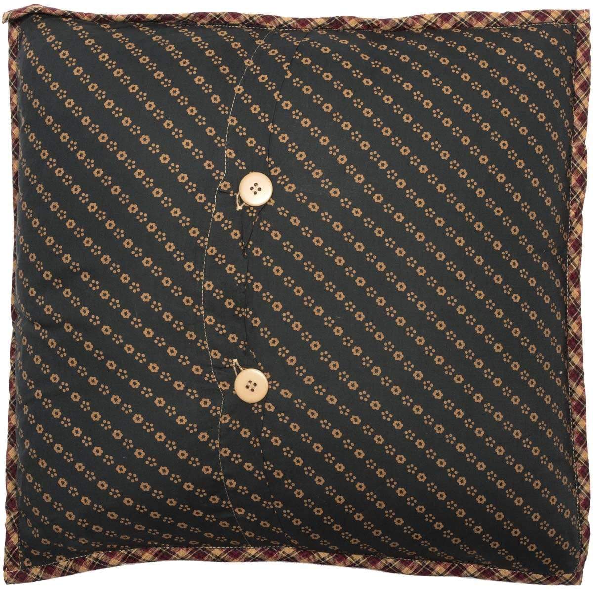 Patriotic Patch Quilted Pillow