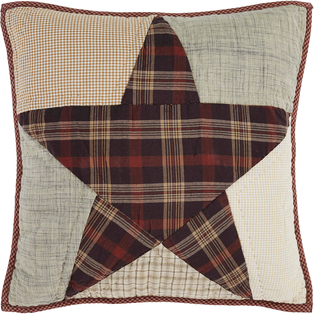 Abilene Star Quilted Pillow