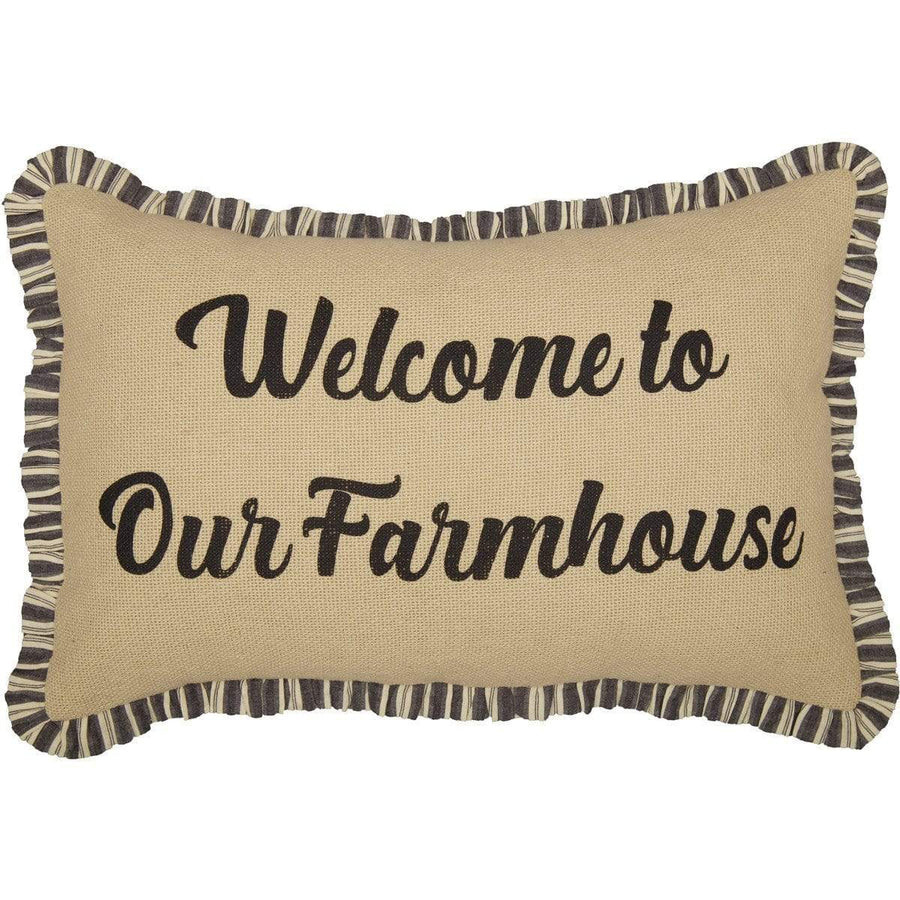 Ashmont Welcome to Our Farmhouse Pillow