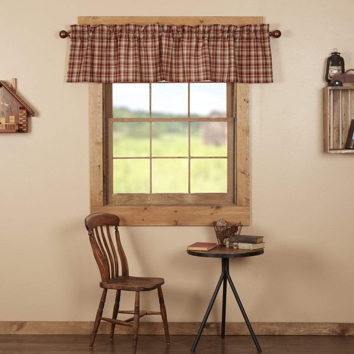 Beckham Plaid Valance