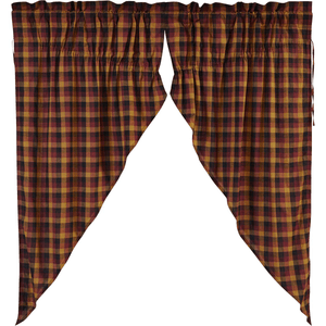 Primitive Check Prairie Curtain