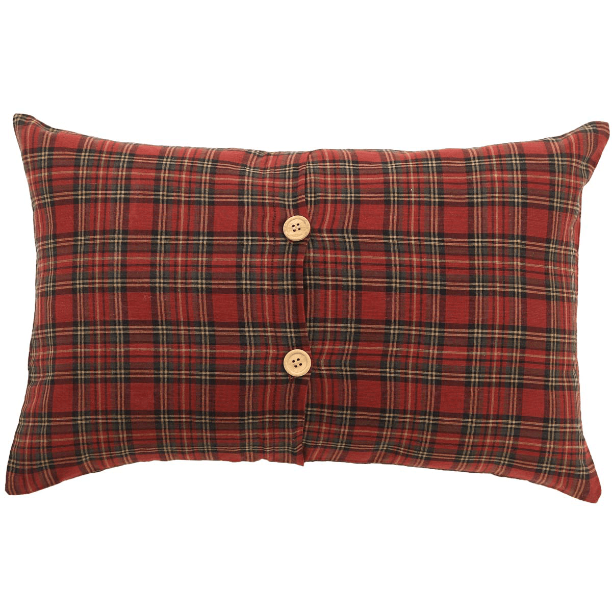 Red Tartan Plaid Family Pillow