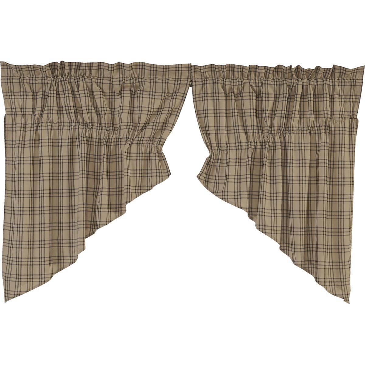 Sawyer Mill Charcoal Plaid Prairie Swag