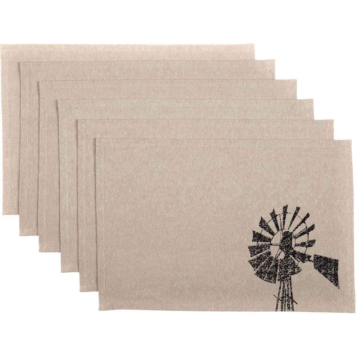 Sawyer Mill Windmill Placemat Set of 6