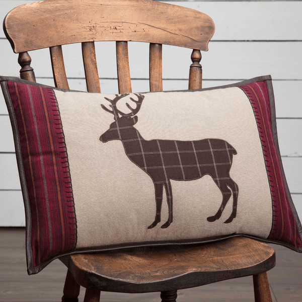 Wyatt Deer Applique Pillow