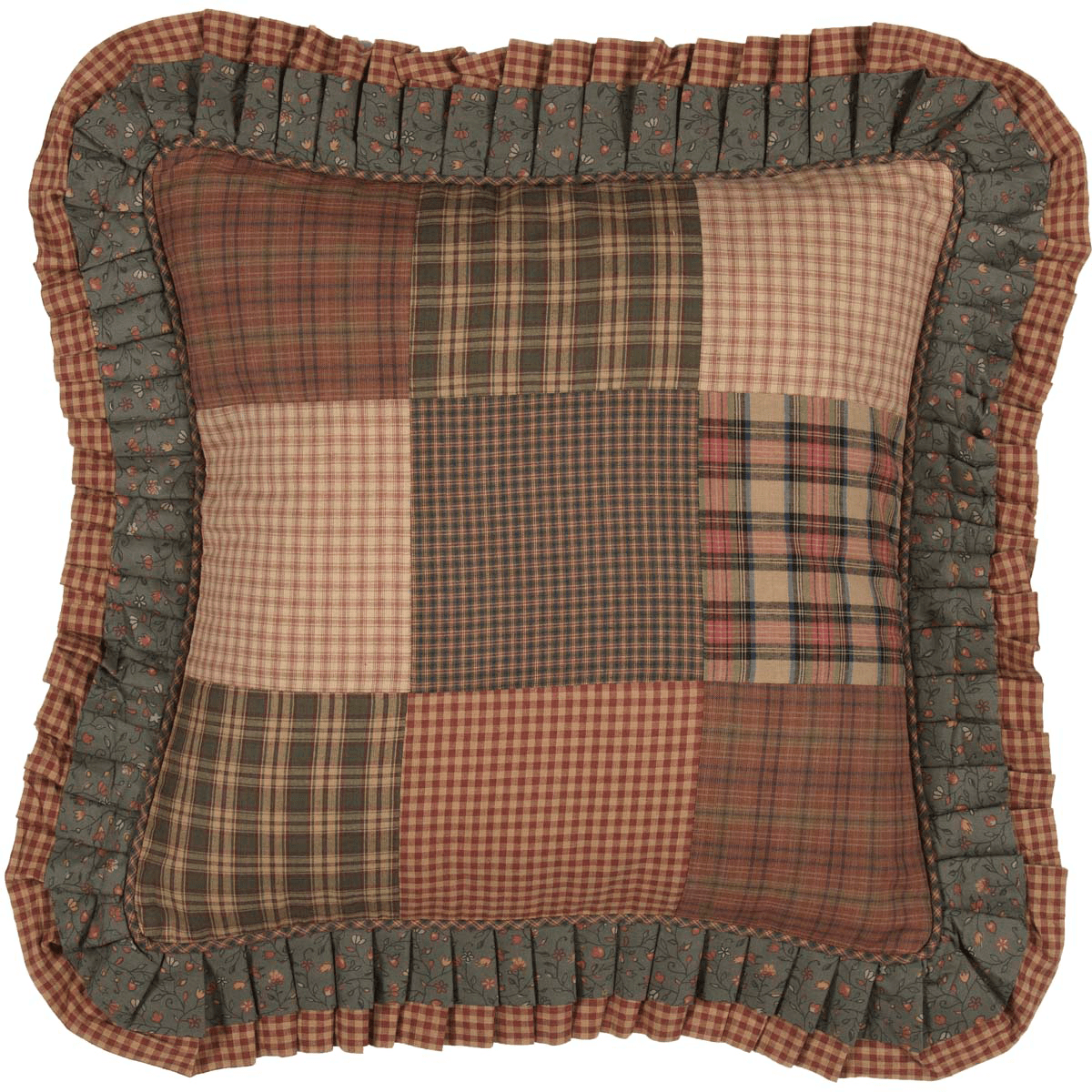 Crosswoods Patchwork Pillow