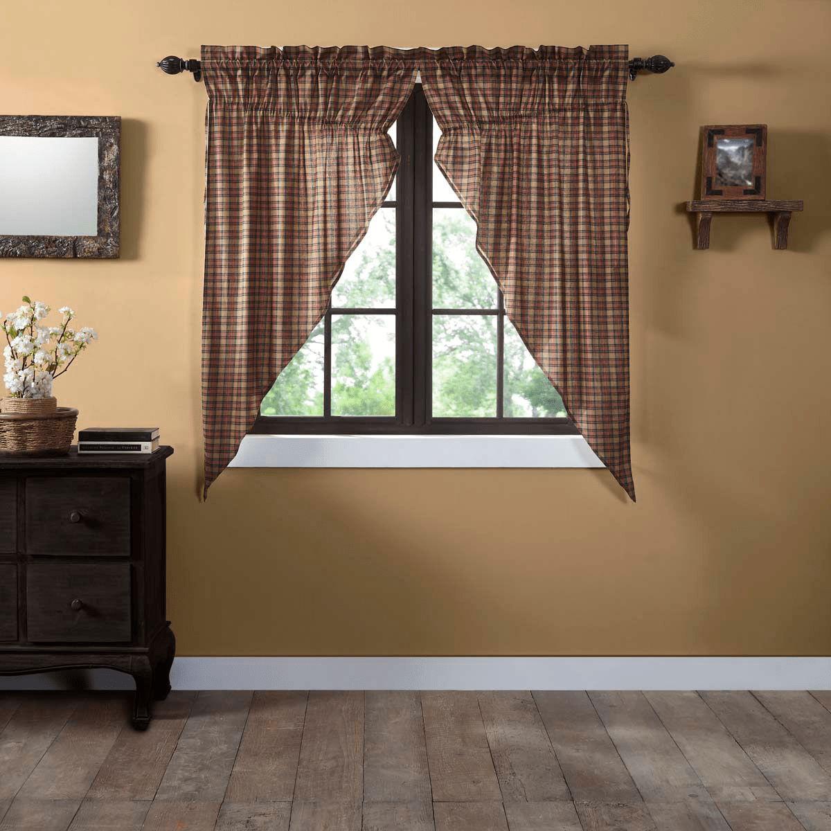 VHC Brands Crosswoods Prairie Curtain
